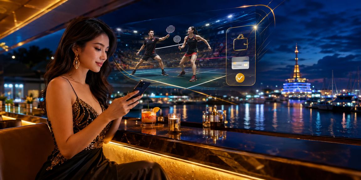 Pemain Malaysia bermain Baccarat dari telefon mudah alih di platform 4000
